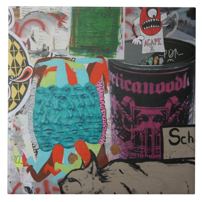 Carreau Graffiti, Berlin, Allemagne (Devant)