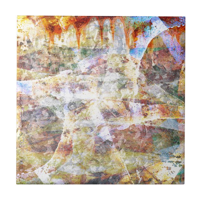 Carreau Graffiti coloré (Devant)