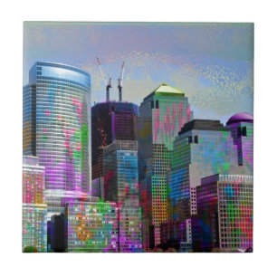 Carreau Graffiti cool plaques aquarelles New York