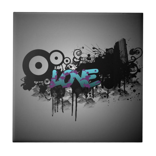 Carreau Graffiti d'AMOUR (Devant)