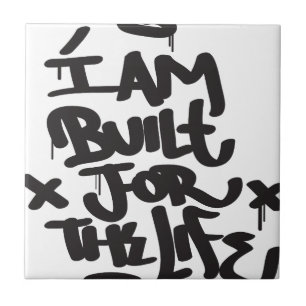 Carreau graffiti de la vie