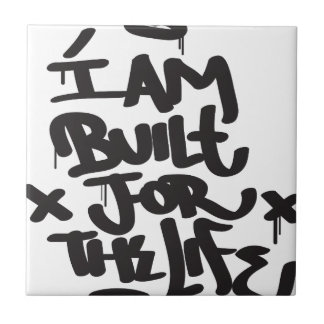 Carreau graffiti de la vie