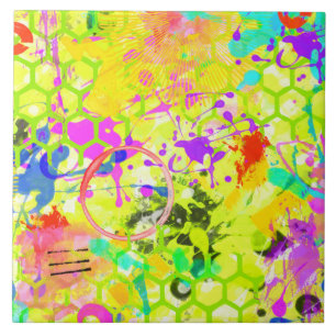 Carreau Graffiti Été Abstrait 1