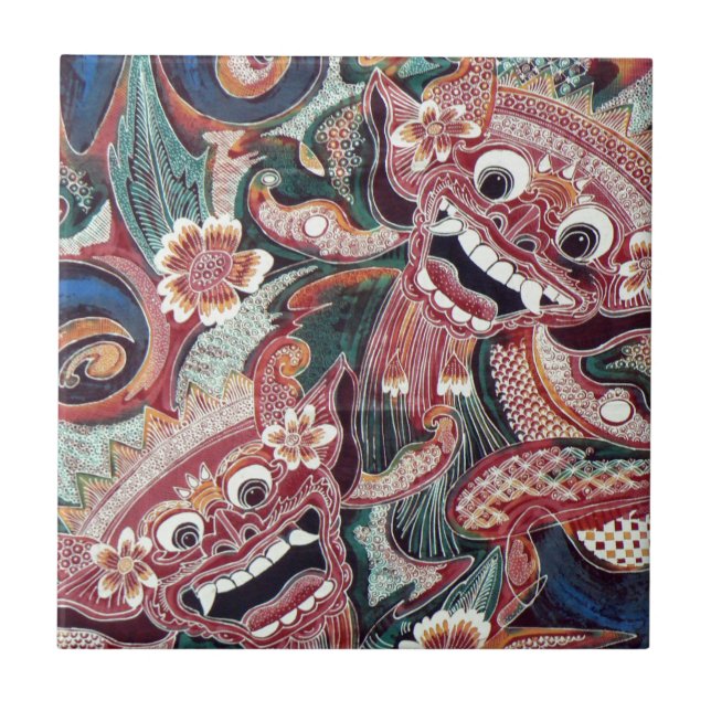 Carreau Graffiti indonésien (Devant)