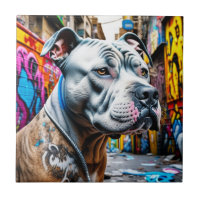 Graffiti Street Art City Pitbull Lover