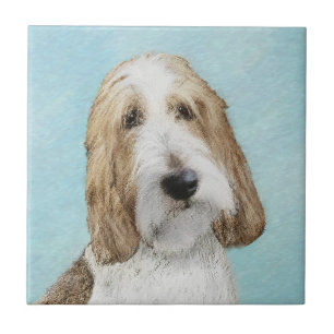 Carreau Grand Basset Griffon Vendeen - Art original de chi
