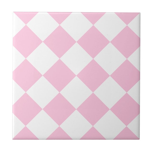 Carreau Grand Checkered de Diag - blanc et sucrerie de (Devant)