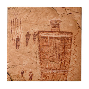 Carreau Grand chiffre de galerie de canyon en fer à cheva