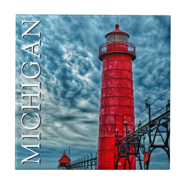 Carreau Grand Haven Lighthouse | Michigan (Devant)