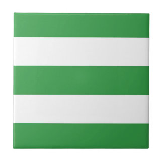 Carreau Grand Motif horizontal blanc vert