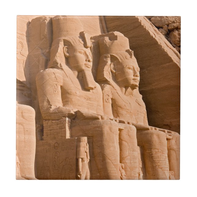 Carreau Grand Temple d'Abu Simbel - Ramsès II - Égypte (Devant)