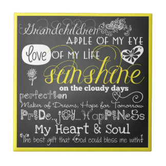 Carreau Grandchildren Love and Inspiration CeramicTile