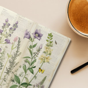 Carreau Grande Aquarelle Vintage Fleur Sauvage Naturelle