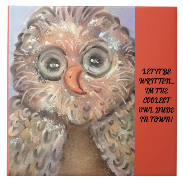 Carreau Grande Carrelage En Céramique Drôle, Whimsical, Ch (Devant)