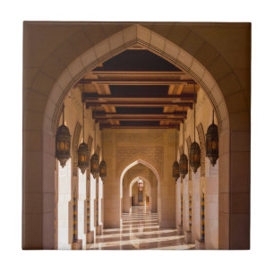 Carreau Grande Mosquée Sultan Qaboos à Mascate, Oman