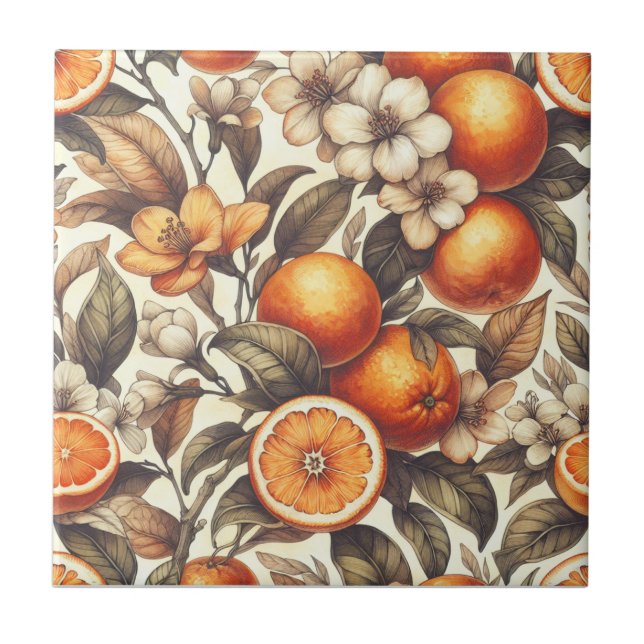 Carreau Grande orange (Devant)