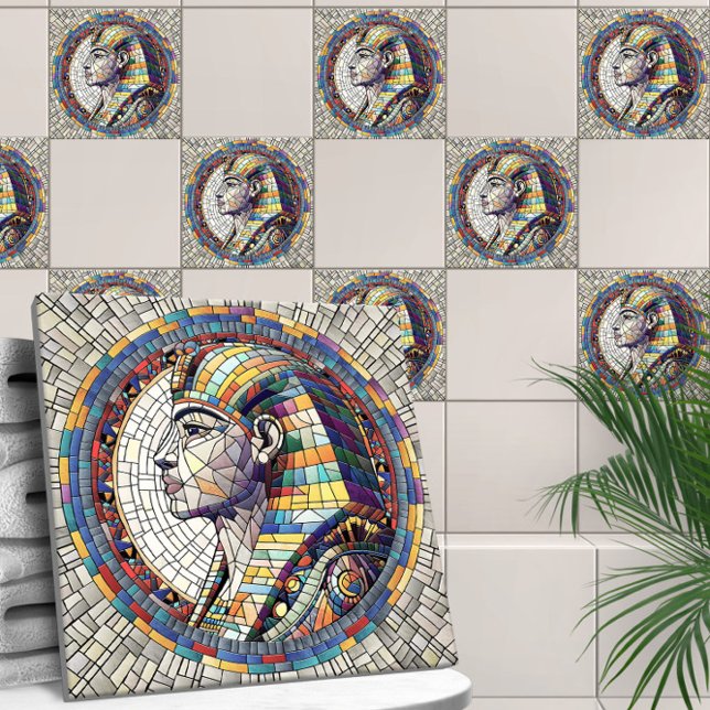 Carreau Grande sphinx égyptienne - Art mosaïque (Créateur téléchargé)
