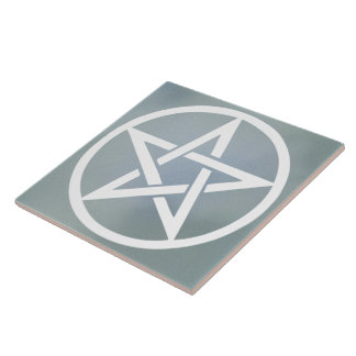 Carreau Grande tuile d'autel - Pentacle