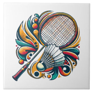 Carreau Graphique de badminton