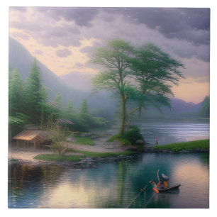 Carreau Graphique de pêche