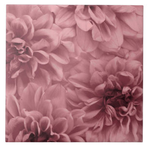Carreau Grappe florale Mauve Dahlias de nuit