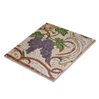 Carreau Grappes de style mosaïque romaine Carrelage cérami