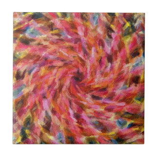 Carreau Gras Coloré Abstrait Design Tile