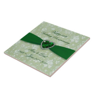 Carreau Gras Damask 55e tuile Mariage