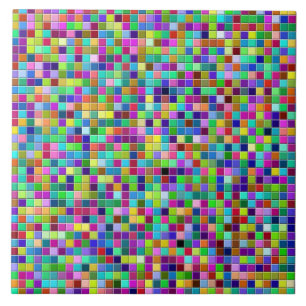 Carreau Gras moderne Imprimer plus de couleur