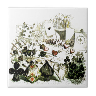 Carreau Gravure sur bois du 19ème siècle du Pays des