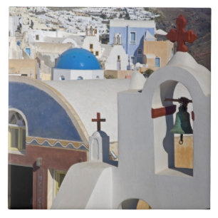 Carreau Grèce et île grecque de Santorini ville d'Oia 5