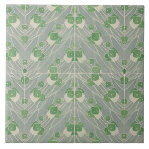 Carreau Green Geometry 1915 Hannah Borger Overbeck
