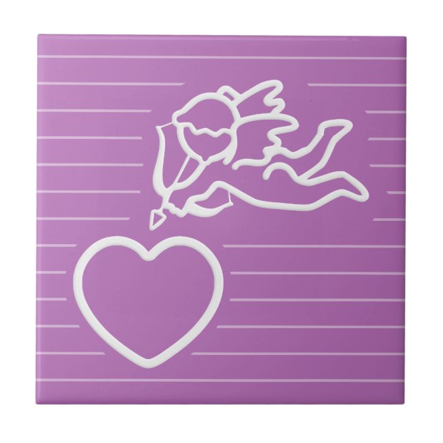 Carreau Grèves cupides mosaïque personnalisée (Devant)
