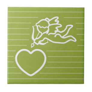 Carreau Grèves cupides mosaïque personnalisée