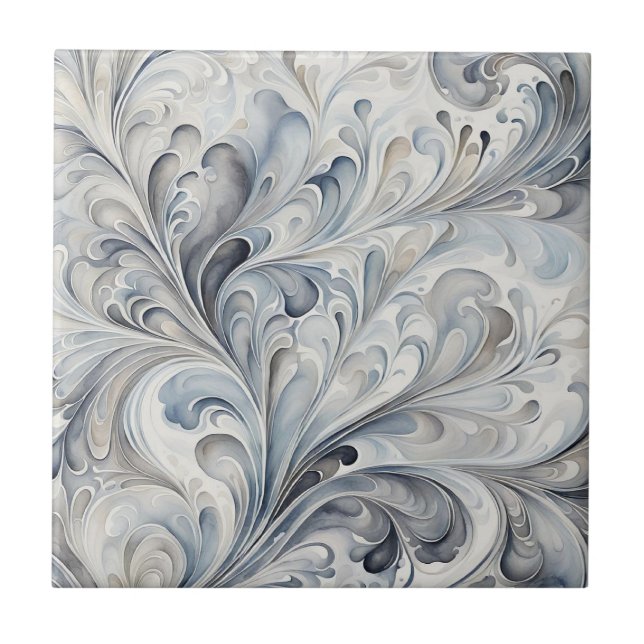 Carreau Grey Fractals  (Devant)