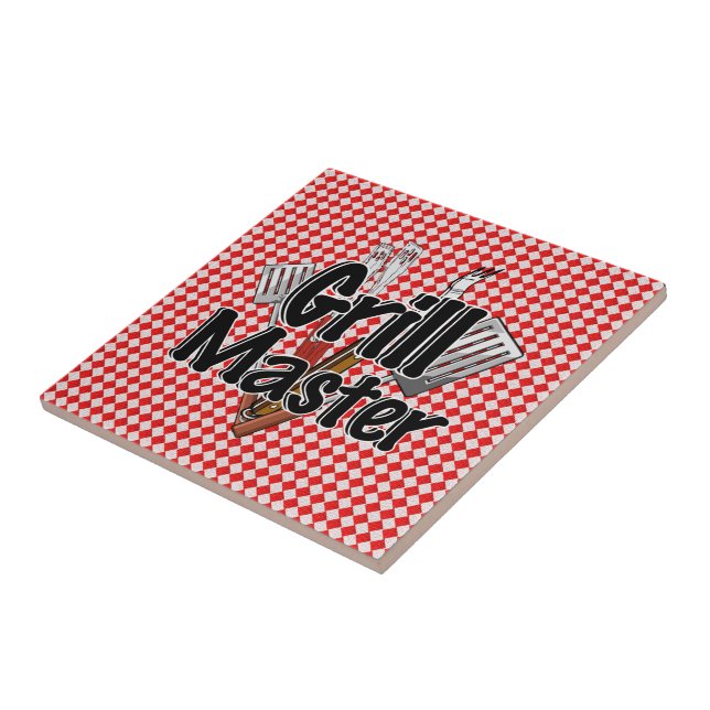 Carreau Grill Master avec BBQ Tools & Picnic Table (Côté)