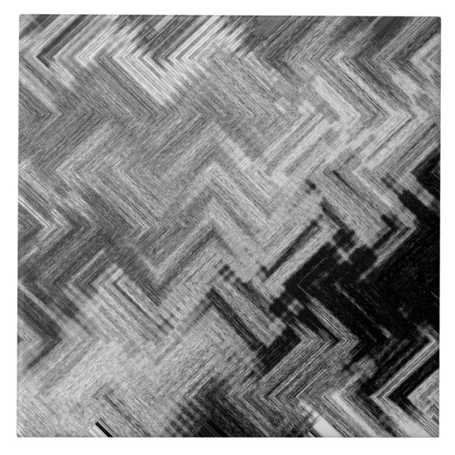 Carreau Grille en céramique brossée en acier brossé par C. (Devant)