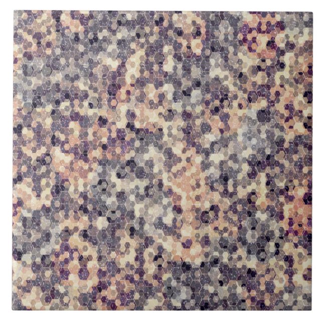 Carreau Gris, beige, géométrique  (Devant)