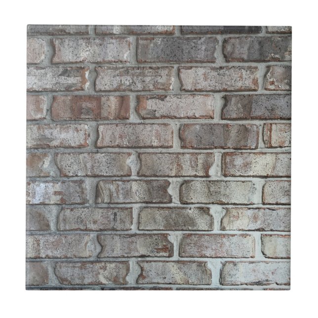 Carreau Gris Brick Wall Grunge Bricks Arrière - plan Textu (Devant)