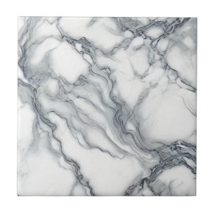 Carreau Gris chic et aspect marbre blanc Glamour
