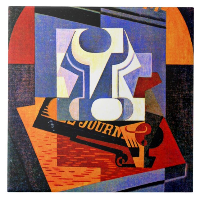 Carreau Gris - Le plat de fruits, 1918 (Devant)