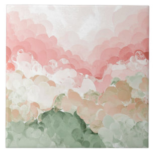 Carreau Gris rose blanc Tricolor grand