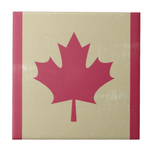 Carreau gronder le drapeau canadien