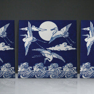 Carreau Grues volantes Christopher Dresser Art Nouveau