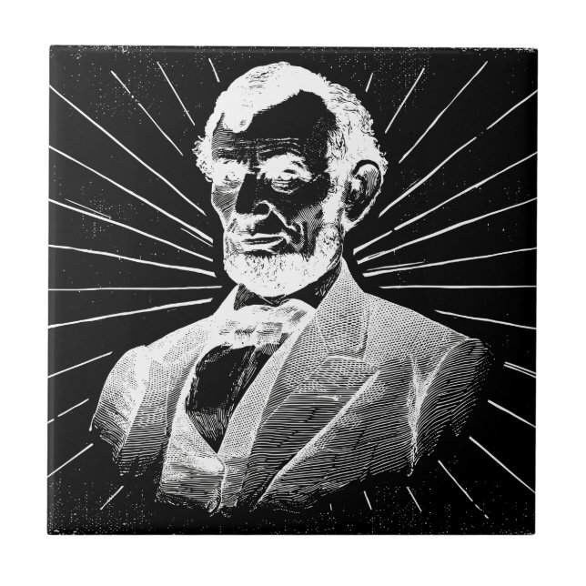 Carreau grunge abraham lincoln (Devant)