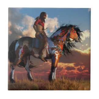 Carreau Guerrier et cheval de guerre