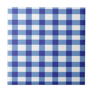Carreau Guingan bleu