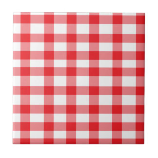 Carreau Guingan rouge