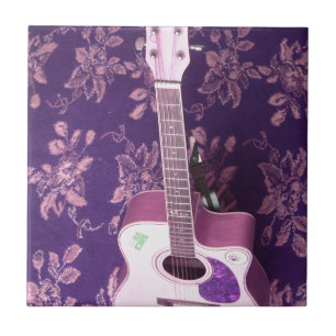 Carreau Guitare Vintage : Rêve de Style Vibe Africain