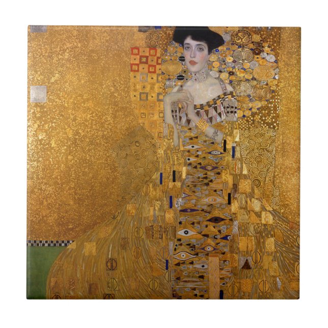 Carreau Gustav Klimt - Adele Bloch-Bauer I Peinture (Devant)
